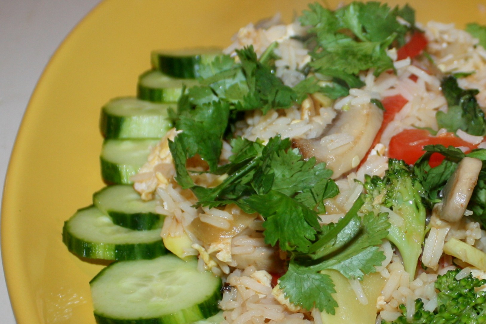 KHAO PAD PAK (Thai Stir-fried Rice & Vegetables)